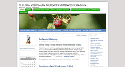 Desktop Screenshot of jurusankebidanan.poltekkesdepkes-sby.ac.id
