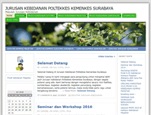 Tablet Screenshot of jurusankebidanan.poltekkesdepkes-sby.ac.id